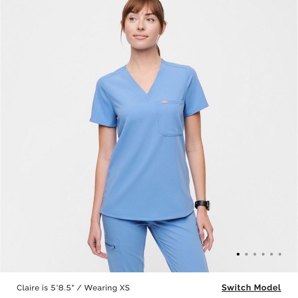 FIGS scrub set Ceil BLUE